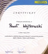 Certyfikat Maximus